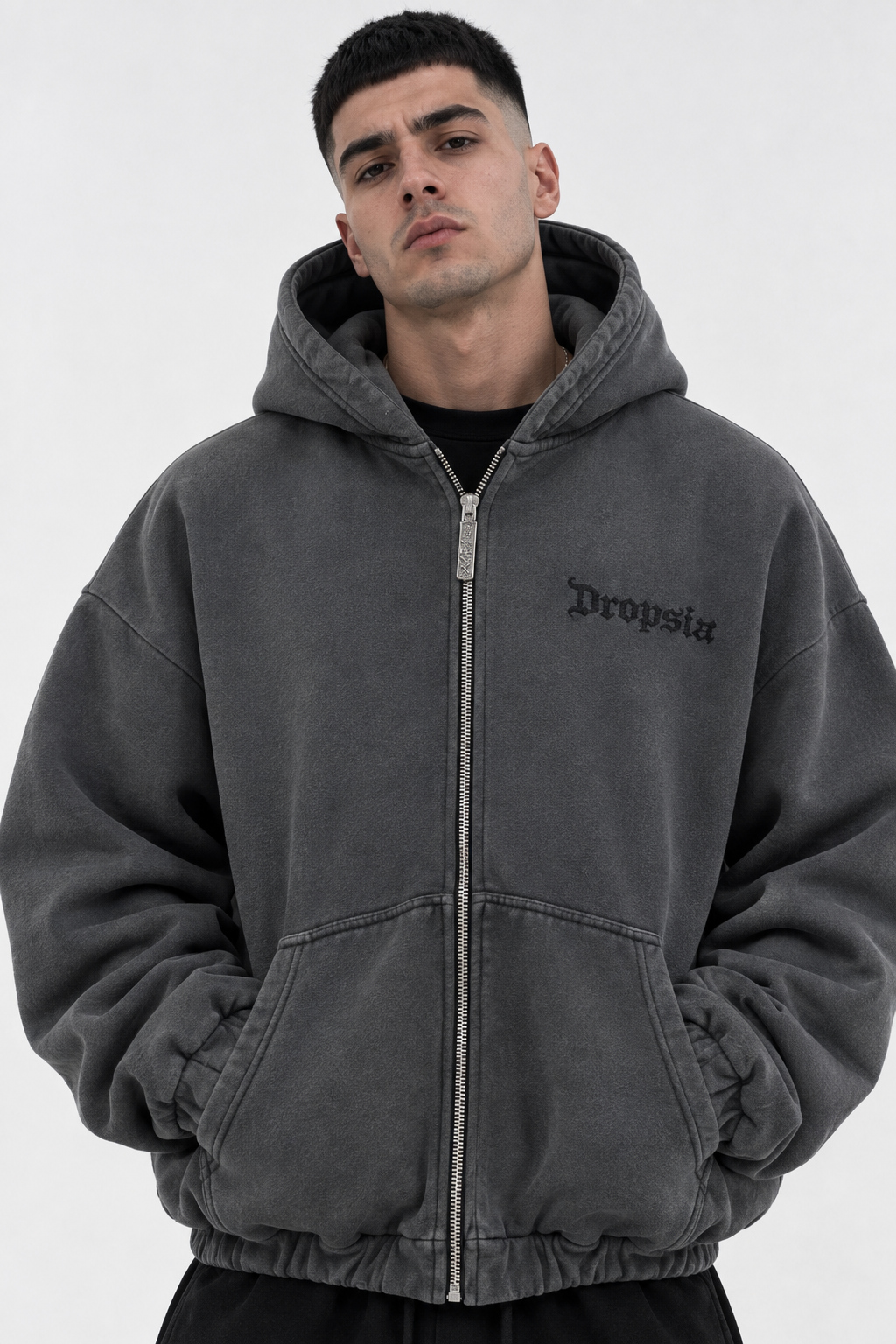 سویشرت ذغالی DROPSIZE